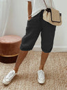Korte Linnen Zomer Broek Dames