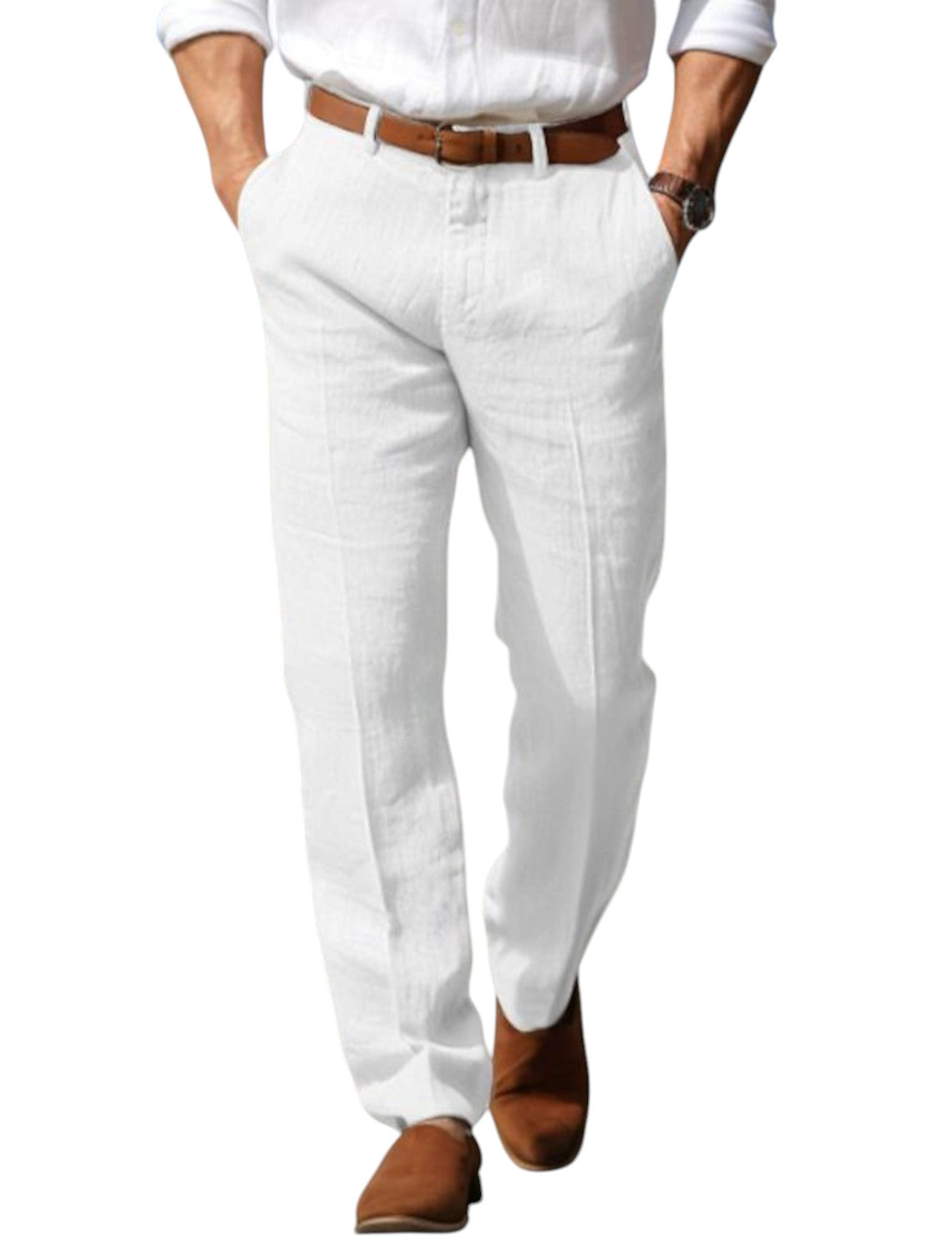 Linnen Heren Pantalon - George
