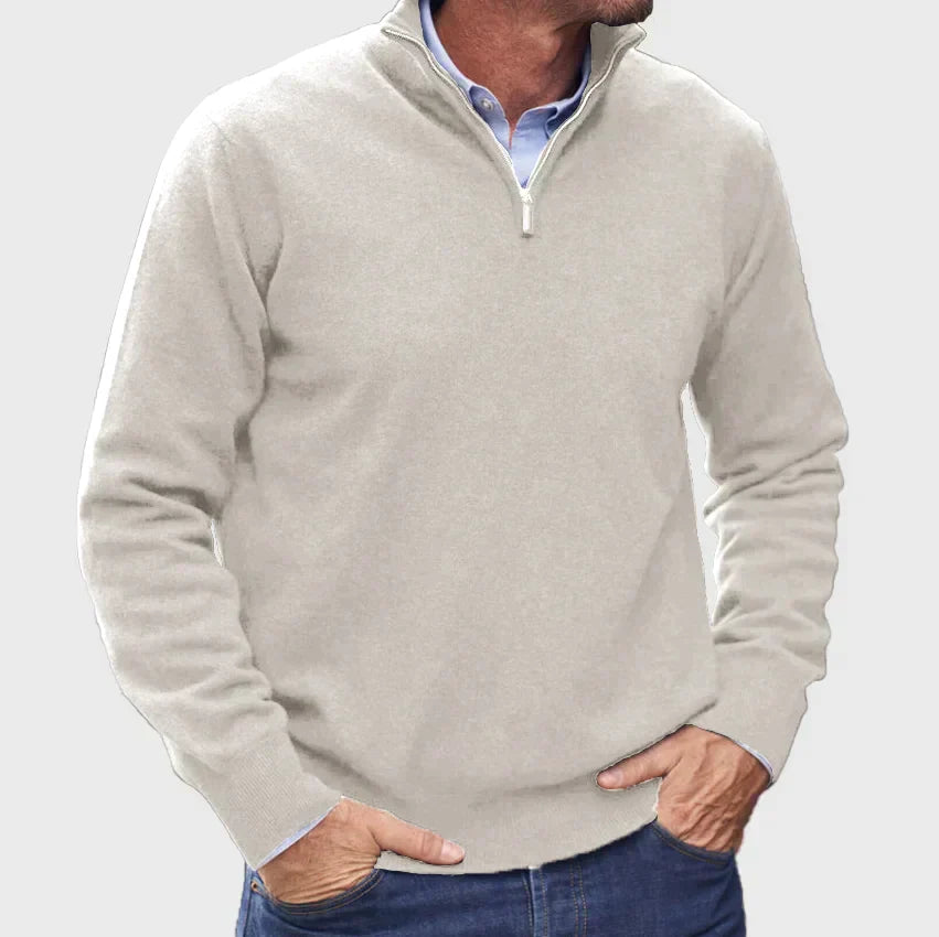 Italiaanse Half-Zip Trui Voor Heren - Ferdinand