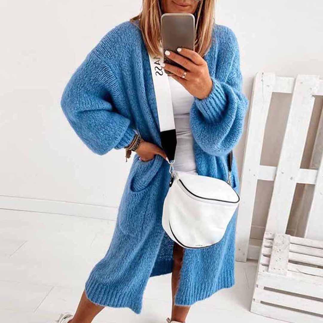 Sandra - Lange Cardigan Vest Dames