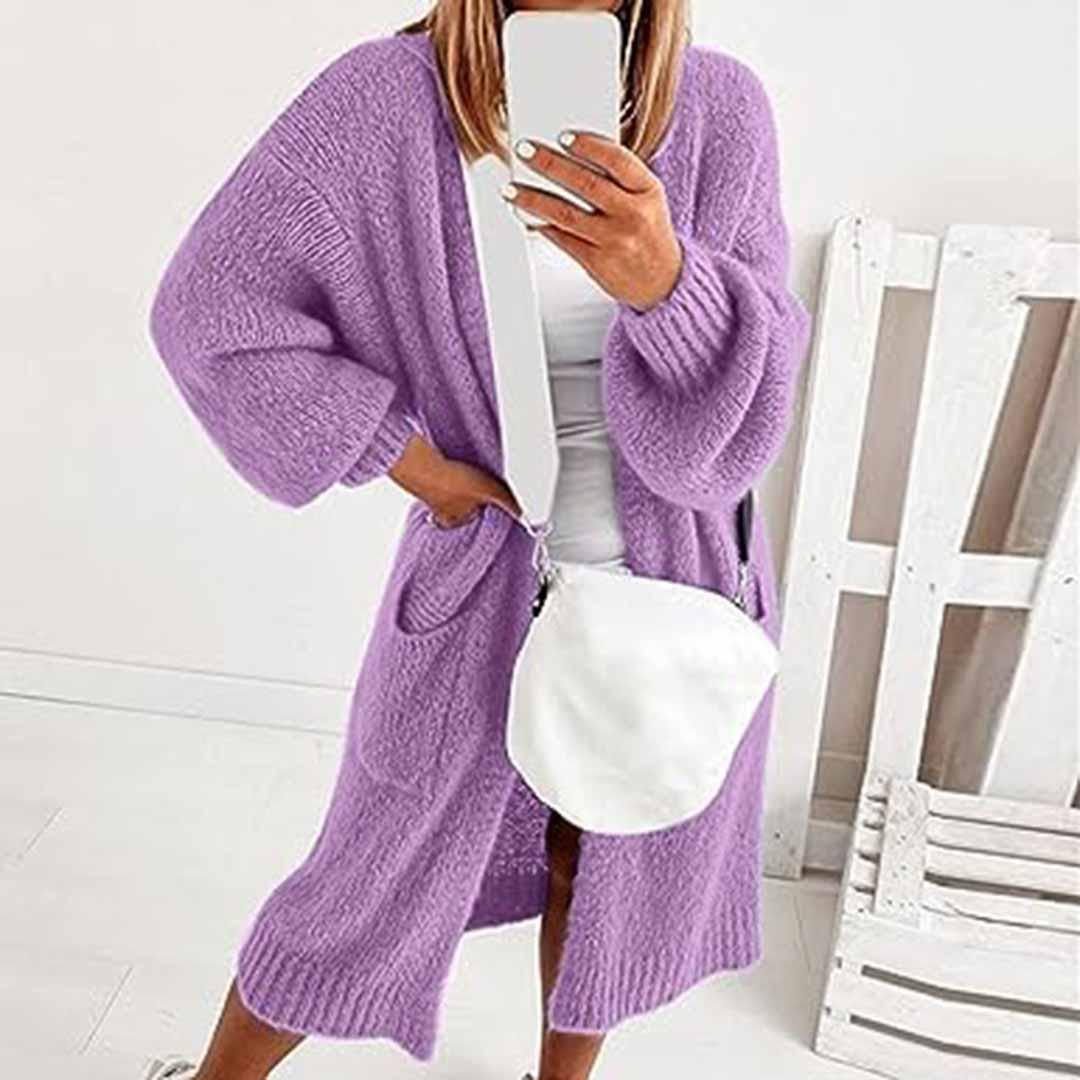 Sandra - Lange Cardigan Vest Dames