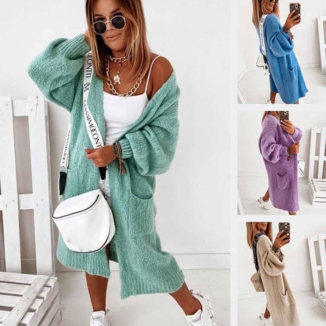 Sandra - Lange Cardigan Vest Dames