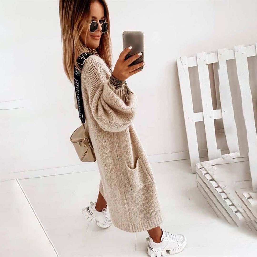 Sandra - Lange Cardigan Vest Dames