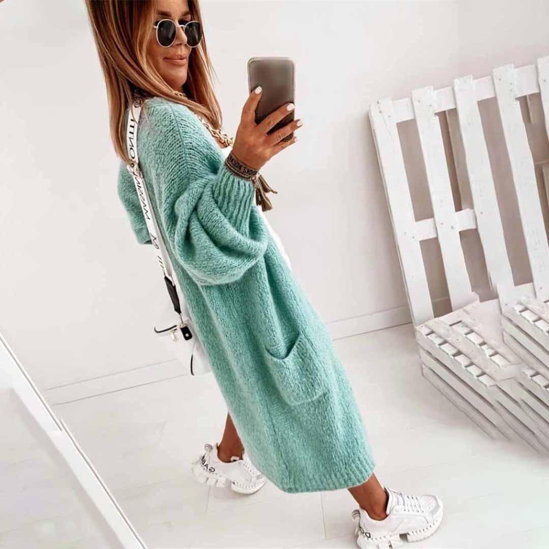 Sandra - Lange Cardigan Vest Dames