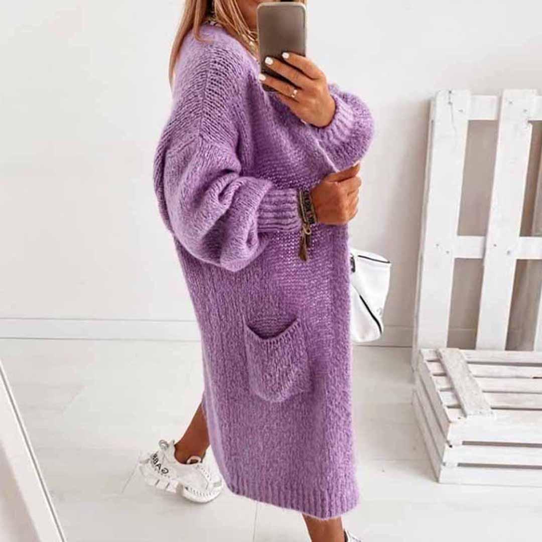 Sandra - Lange Cardigan Vest Dames