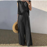 2-Delige Zomer Set Mouwloze Top & Comfortabele Broek