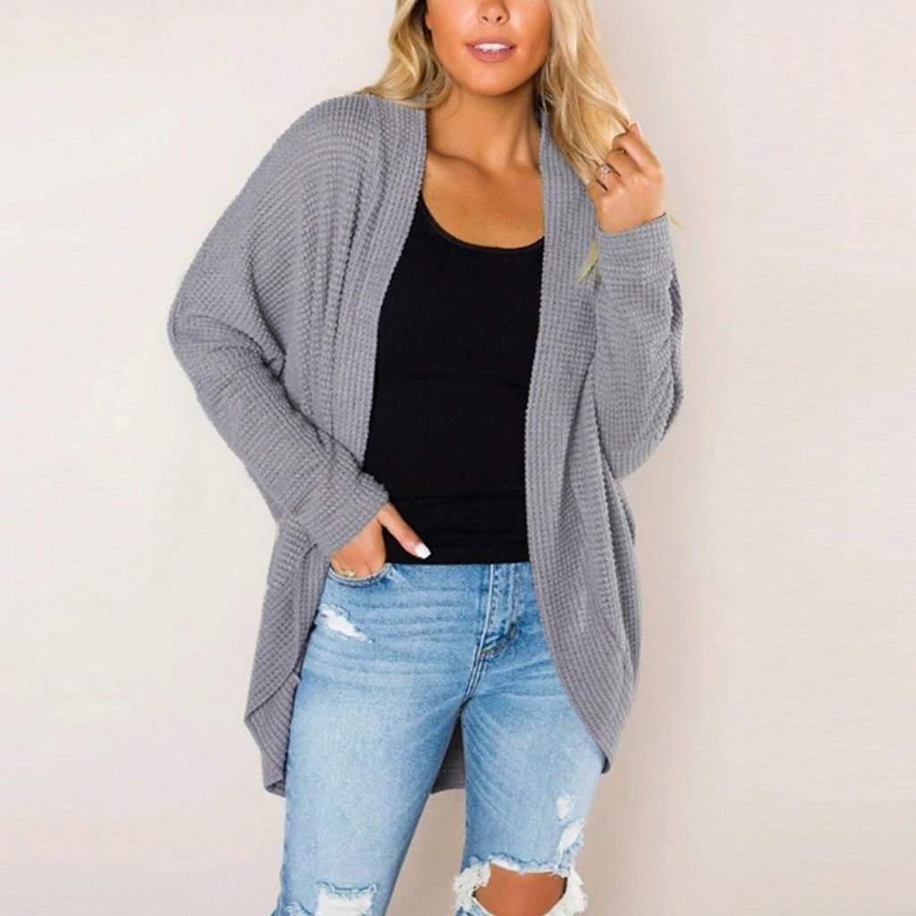 Gebreid Vest Met Open Voorkant Dames - Sara