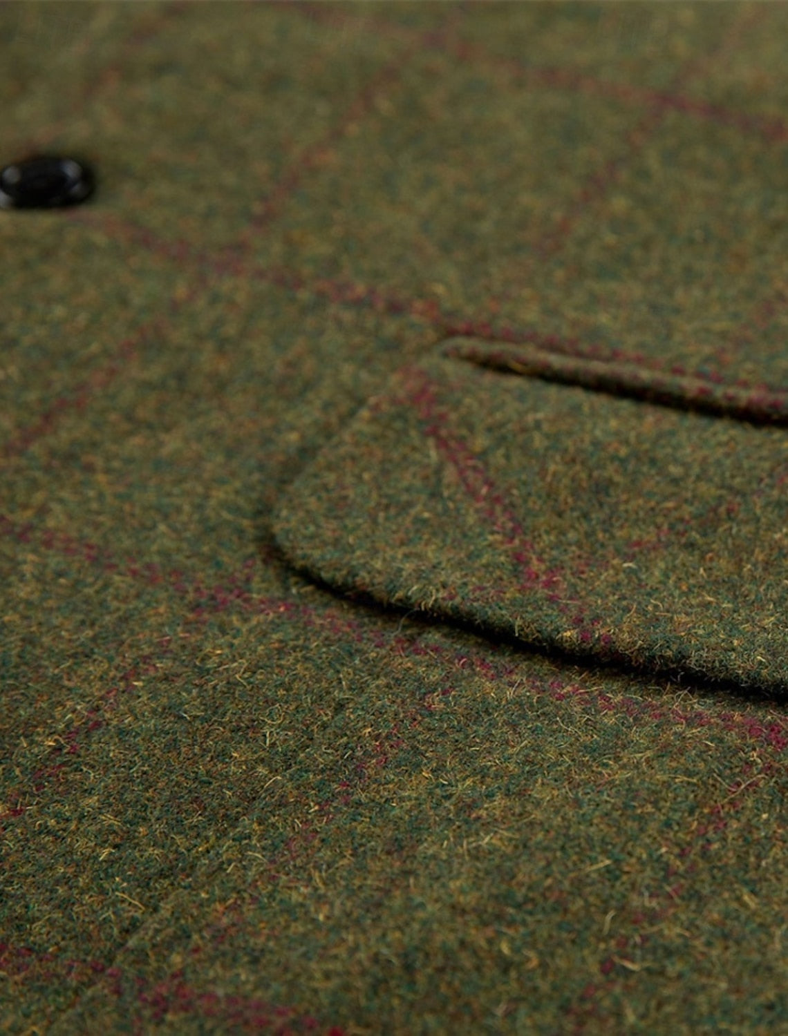 Gilet Geruit Regular Fit Heren