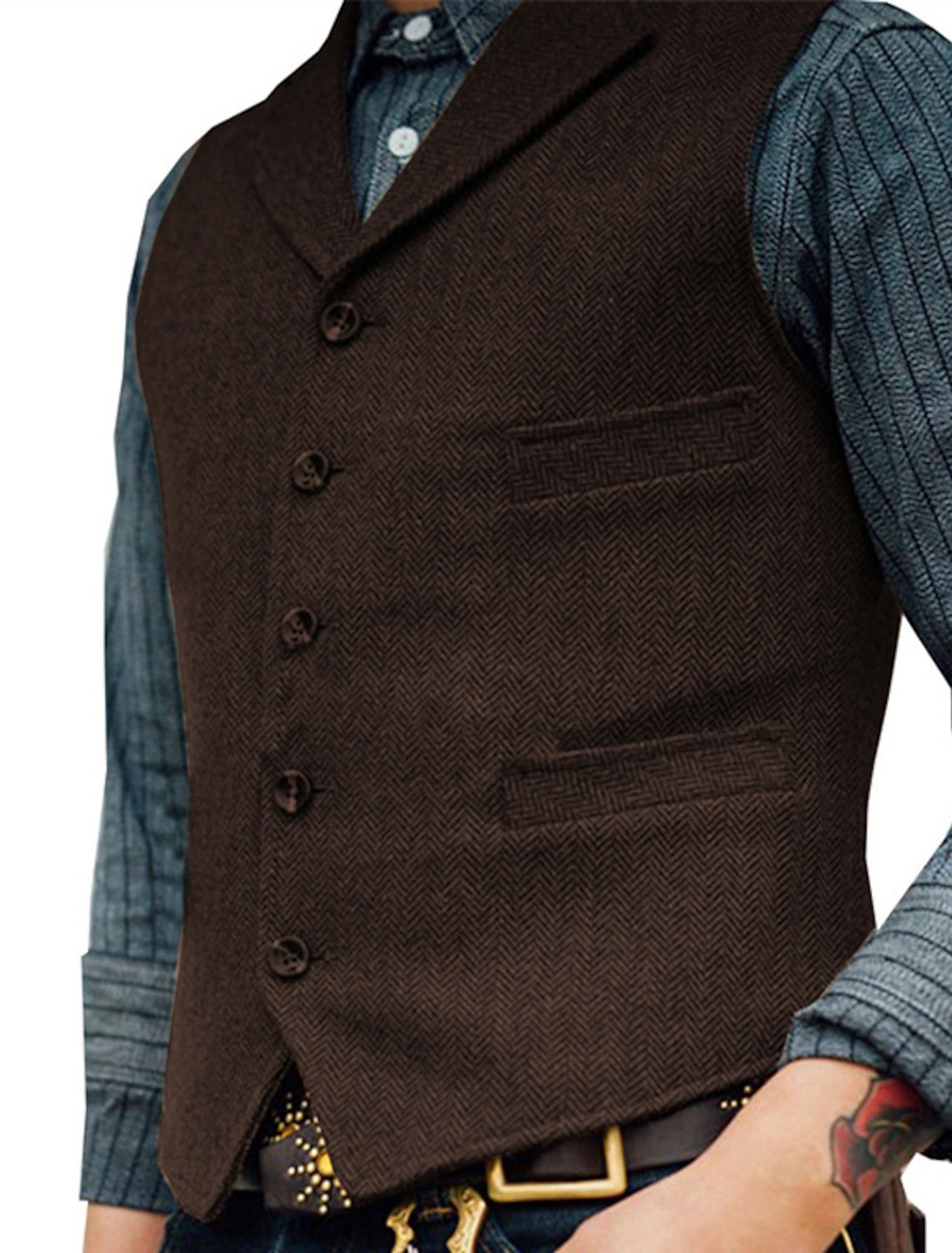 Vintage Gilet Voor Mannen