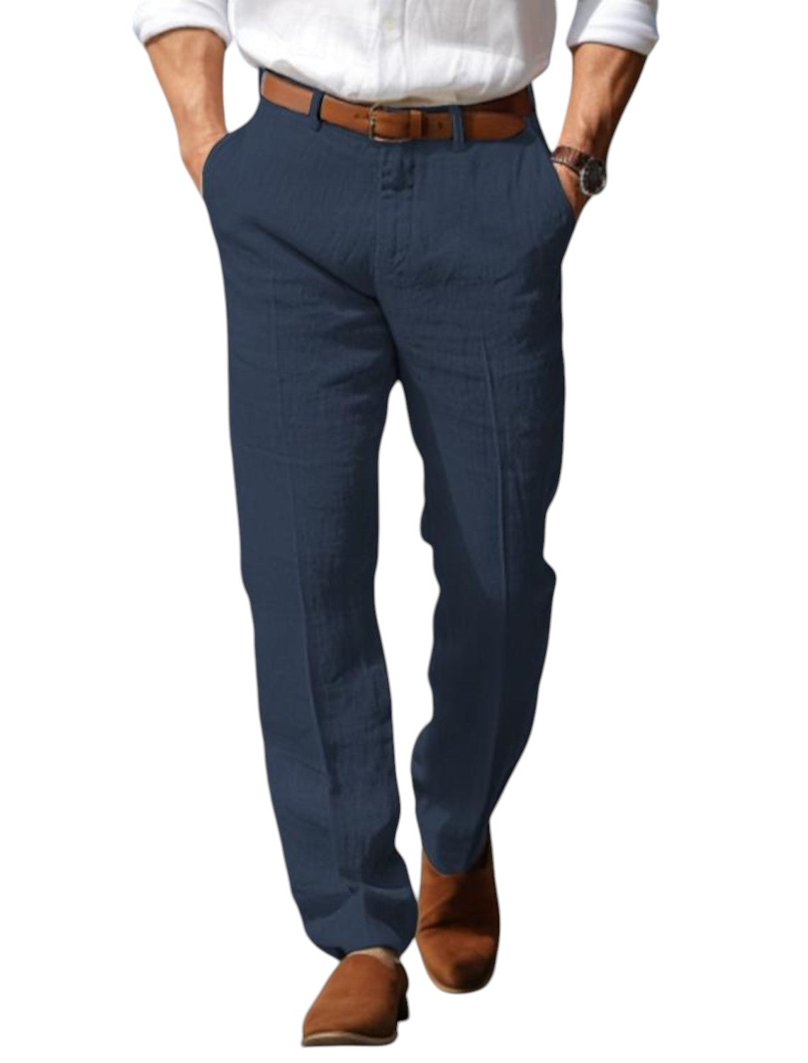 Linnen Heren Pantalon - George