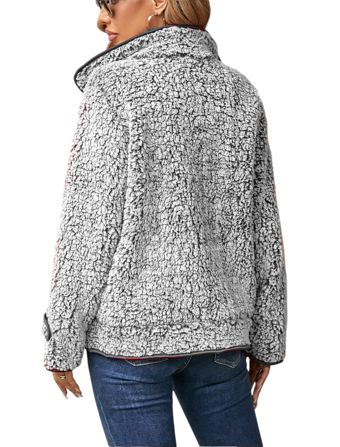 Stijlvol Teddy Vest Met Knopen