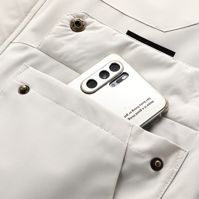 Outdoorjas Met Capuchon Voor Heren | Meerdere Zakken