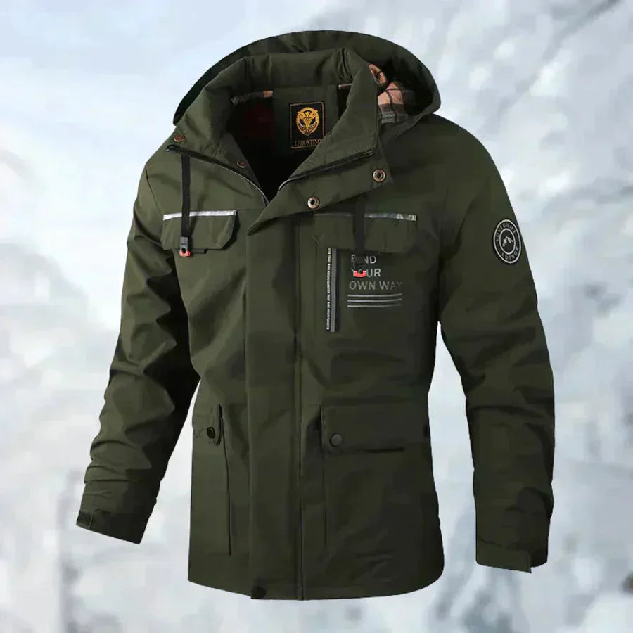 Outdoorjas Met Capuchon Voor Heren | Meerdere Zakken