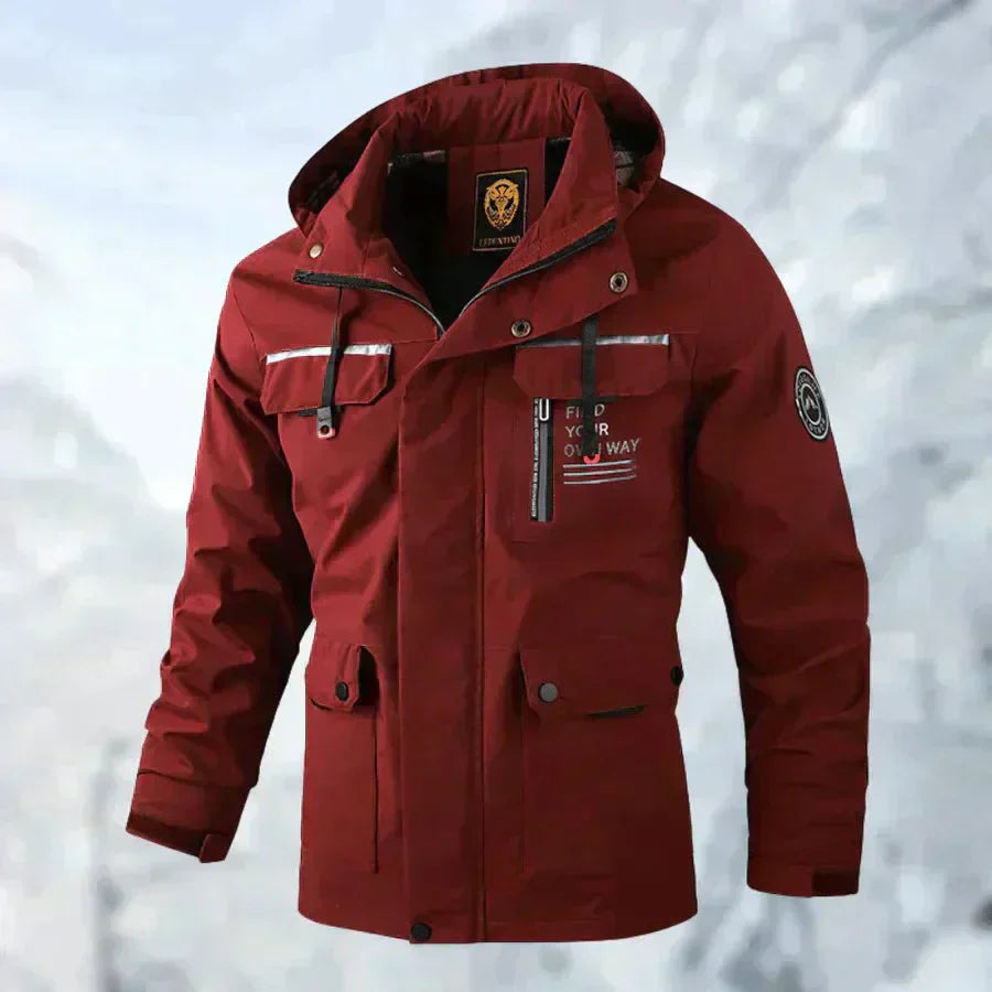 Outdoorjas Met Capuchon Voor Heren | Meerdere Zakken
