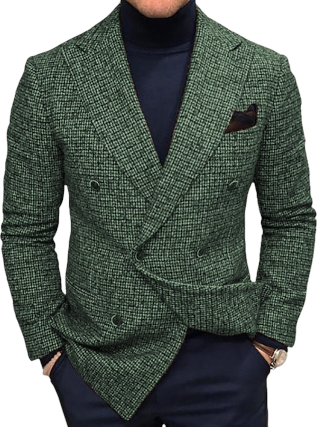 Stijlvolle Plaid Blazer Regular Fit Heren