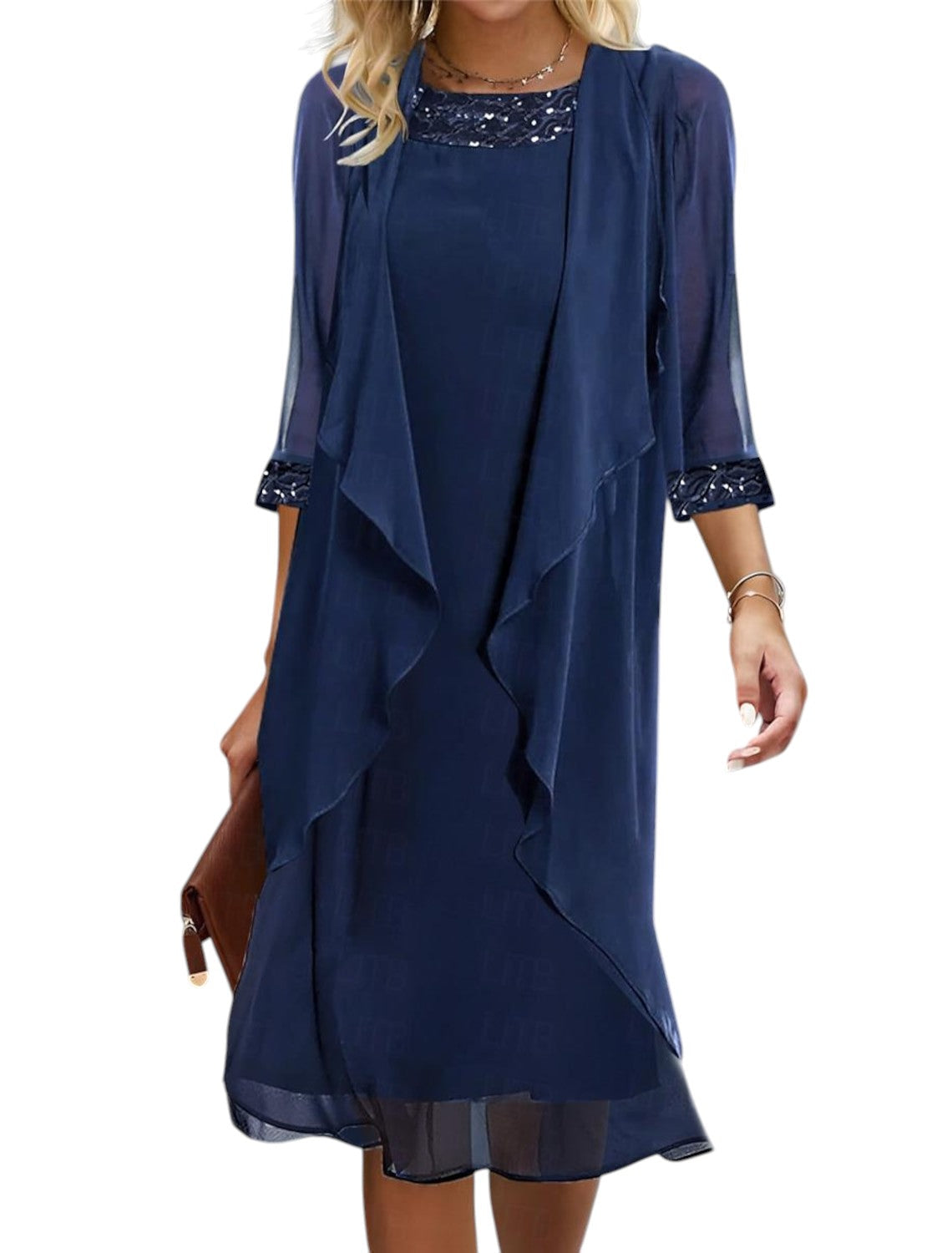 2-Delige Chiffon Jurk