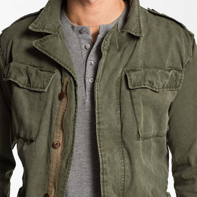 Vinatge Casual Field Jas Voor Heren - Blends