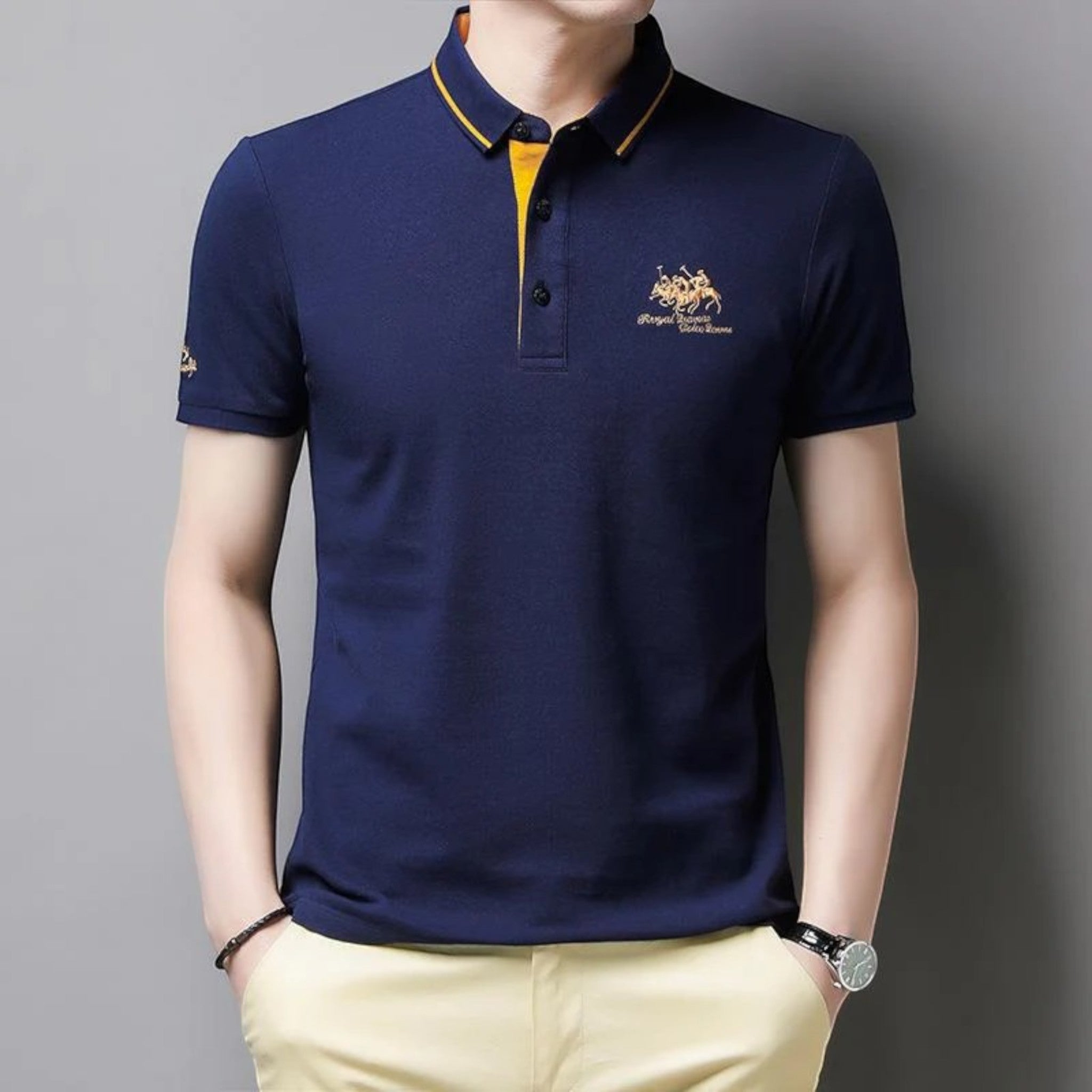 Louis | Casual Heren Poloshirt | Korte Mouwen