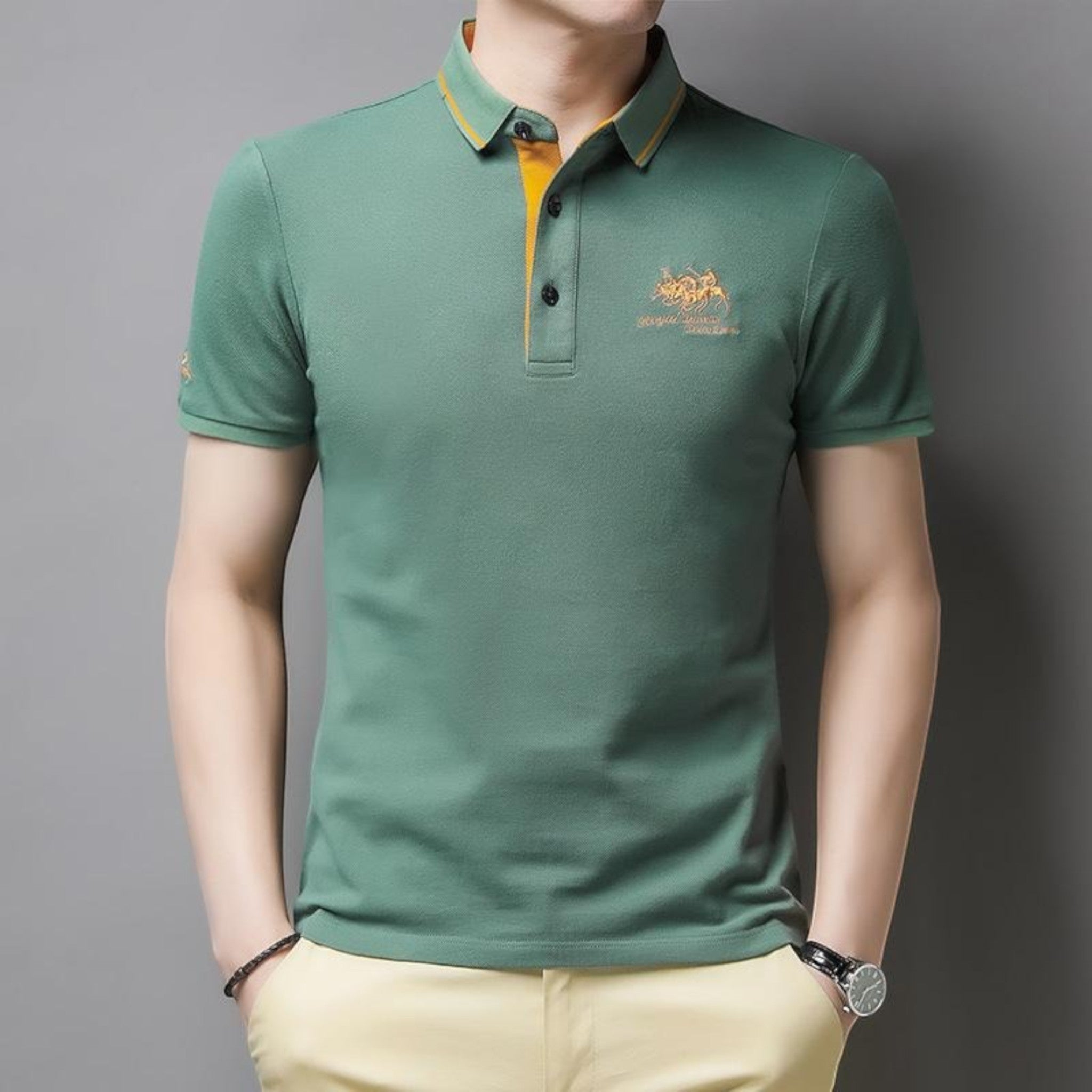 Louis | Casual Heren Poloshirt | Korte Mouwen
