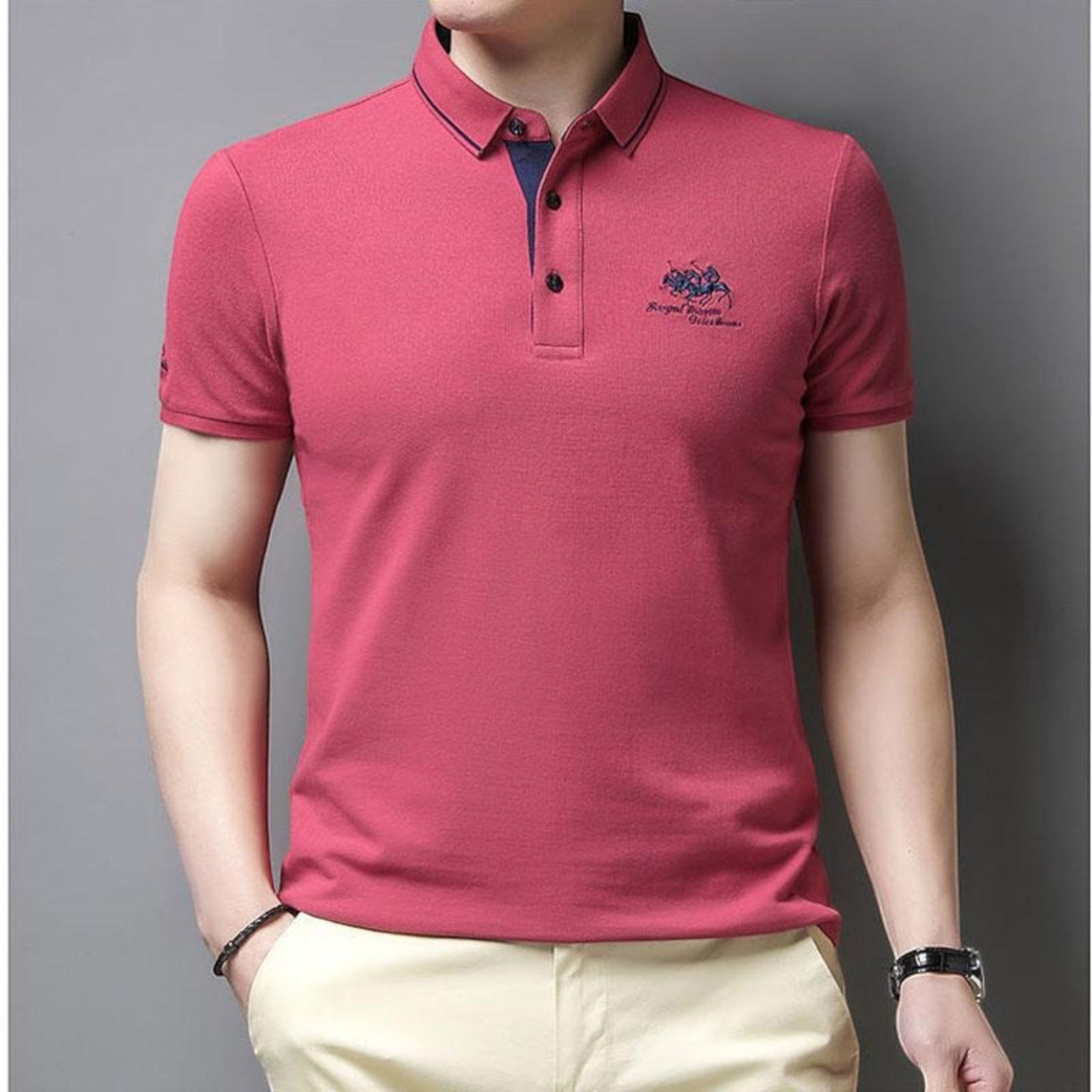 Louis | Casual Heren Poloshirt | Korte Mouwen