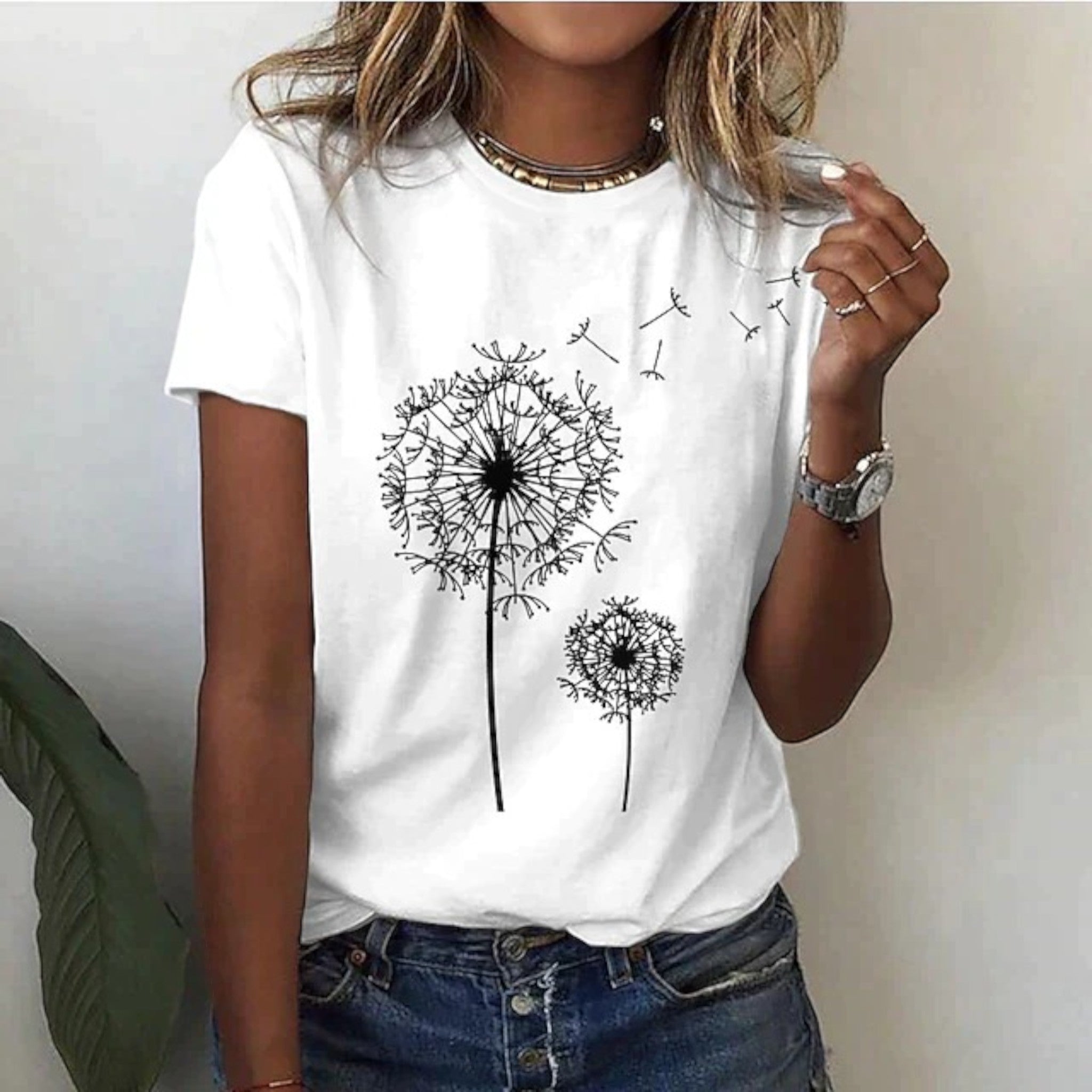 Aurora | T-shirt Met Ronde Hals | Korte Mouwen