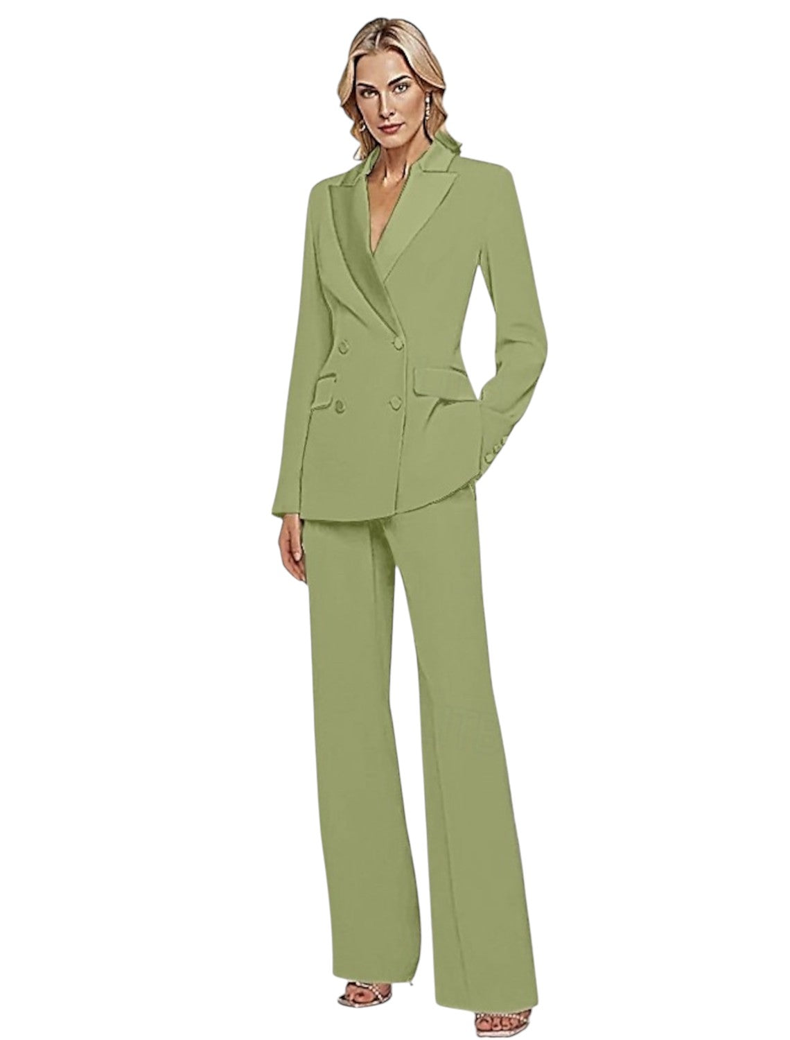 2-Delig Damespak Blazer & Broek