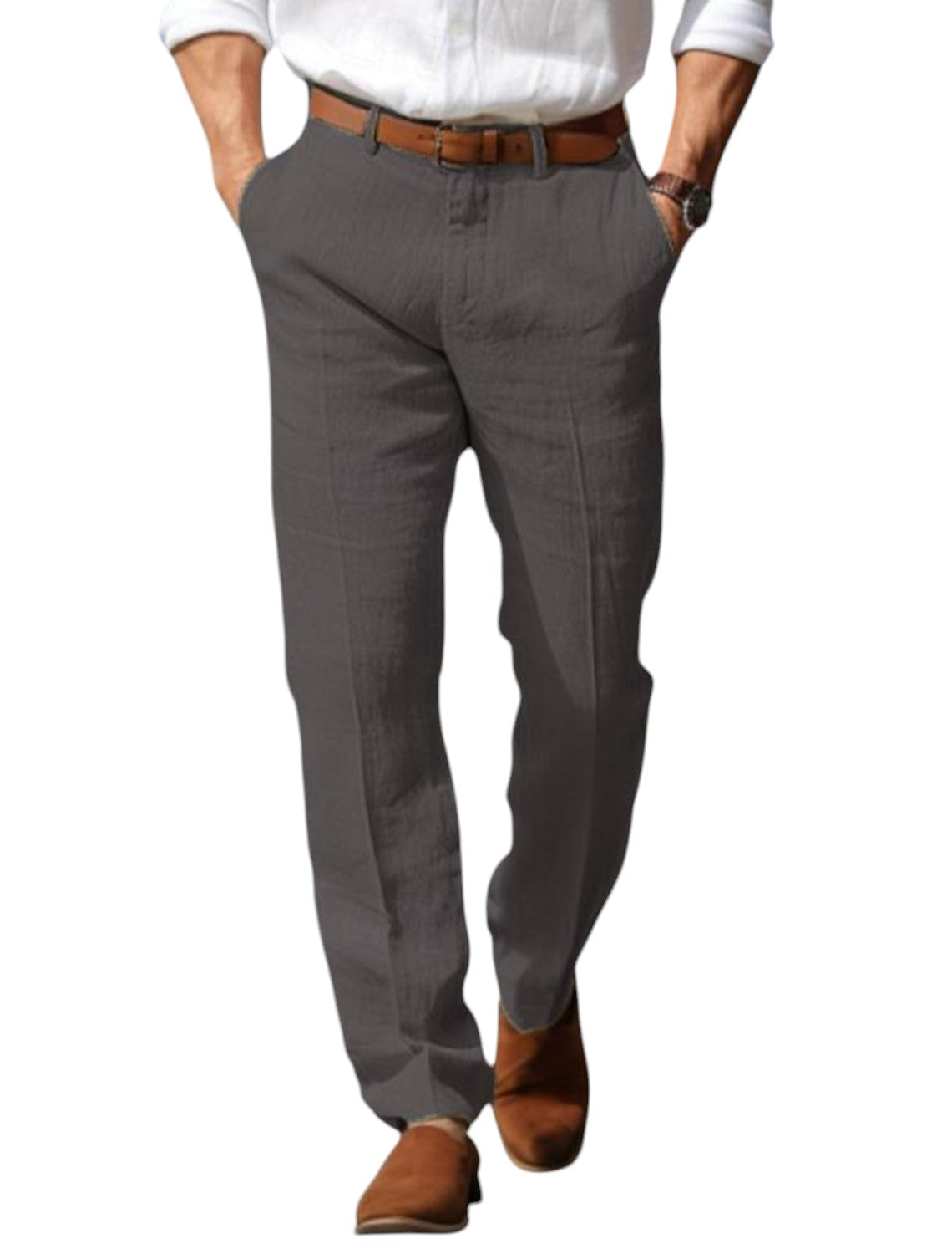 Linnen Heren Pantalon - George