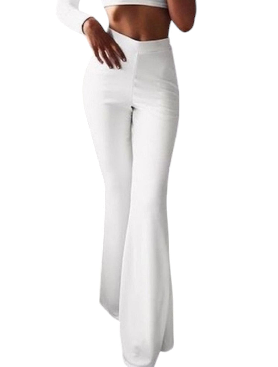 Dames Stijlvolle Flare Broek