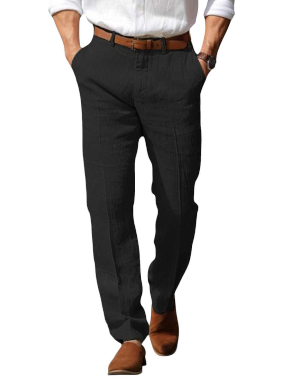 Linnen Heren Pantalon - George
