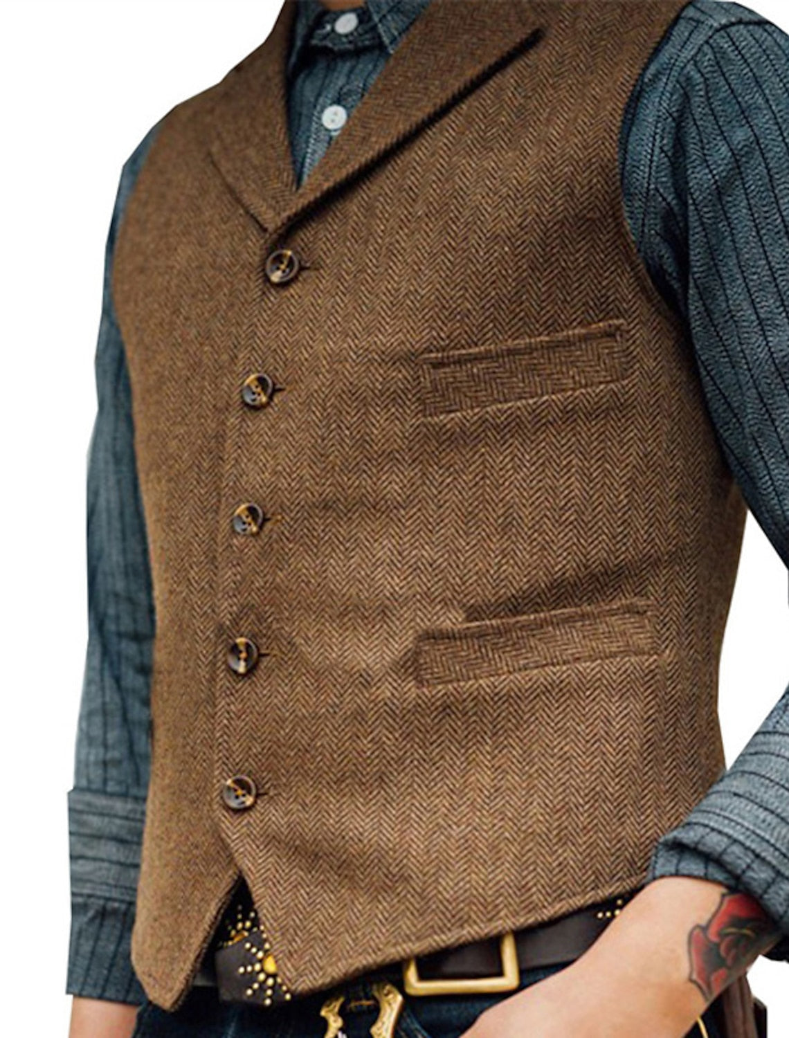Vintage Gilet Voor Mannen