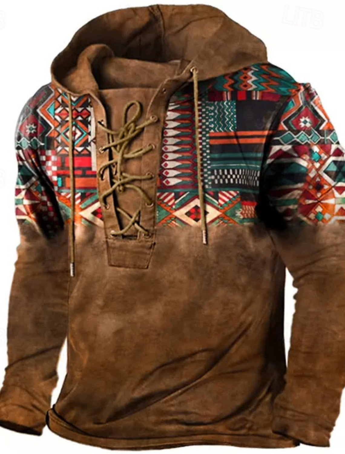 Marlon - Etnische Heren Hoodie