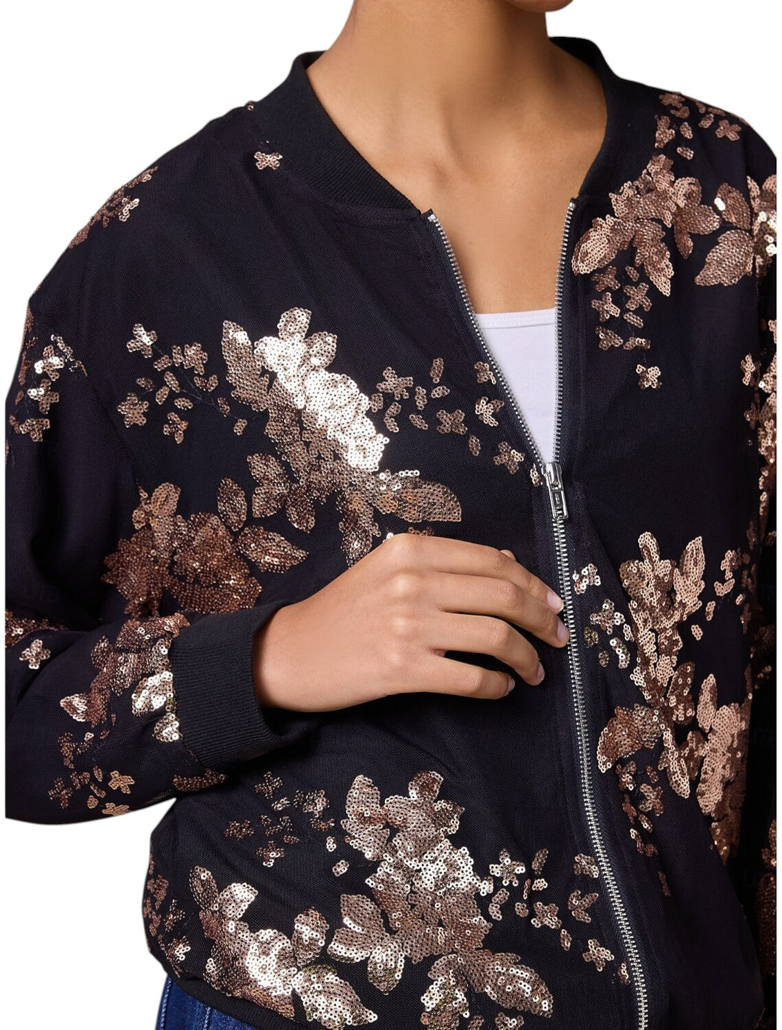 Stijlvol Dames Jasje Met Bloemenprint