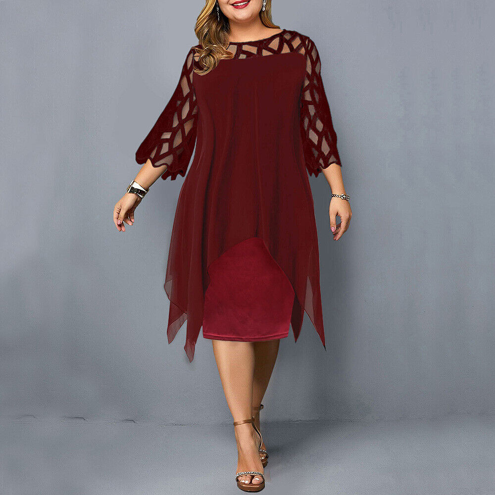 Oversized Midi-Jurk Dames