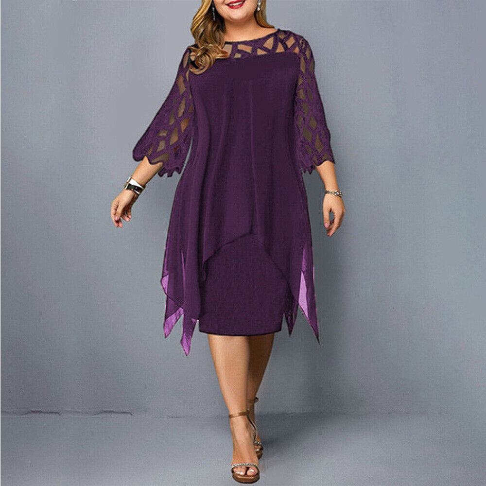 Oversized Midi-Jurk Dames