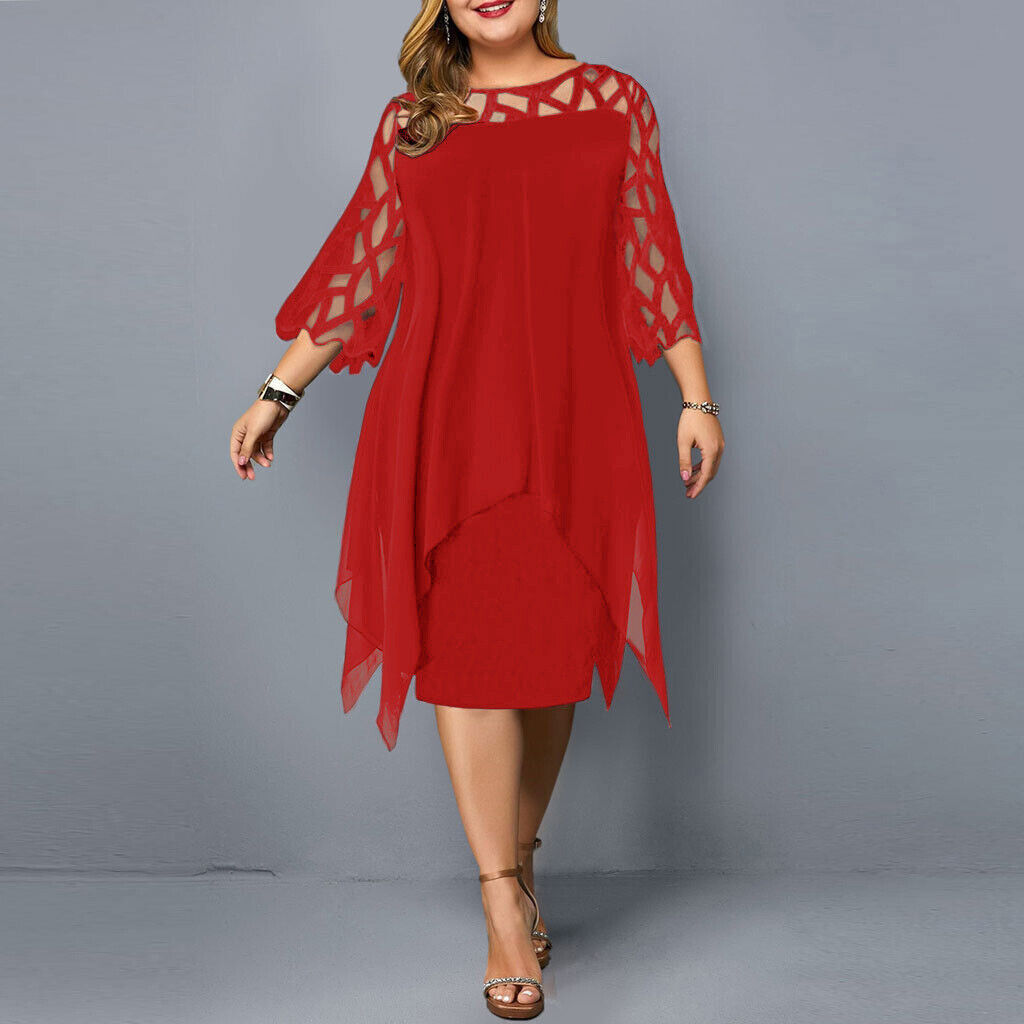 Oversized Midi-Jurk Dames