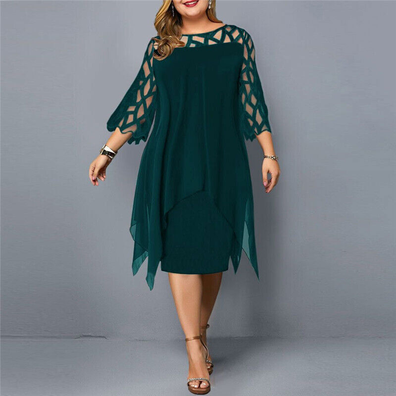 Oversized Midi-Jurk Dames