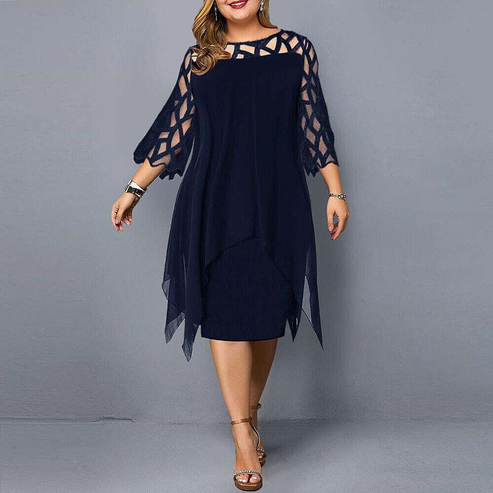 Oversized Midi-Jurk Dames