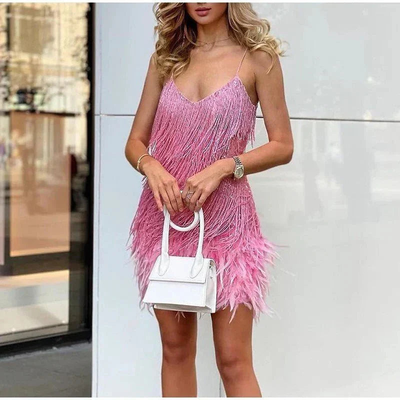 Veona - Midi Jurk Met Ruffle