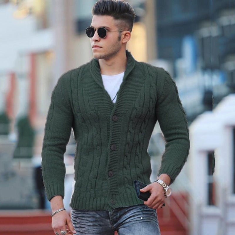 Stijlvol Gebreid Vest Met V-hals - David