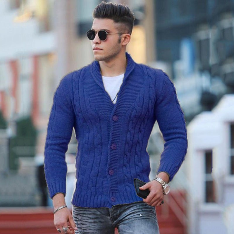 Stijlvol Gebreid Vest Met V-hals - David