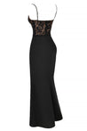elegante korset maxi-jurk