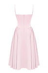 Korset Midi Zomerjurk Met Open Rug