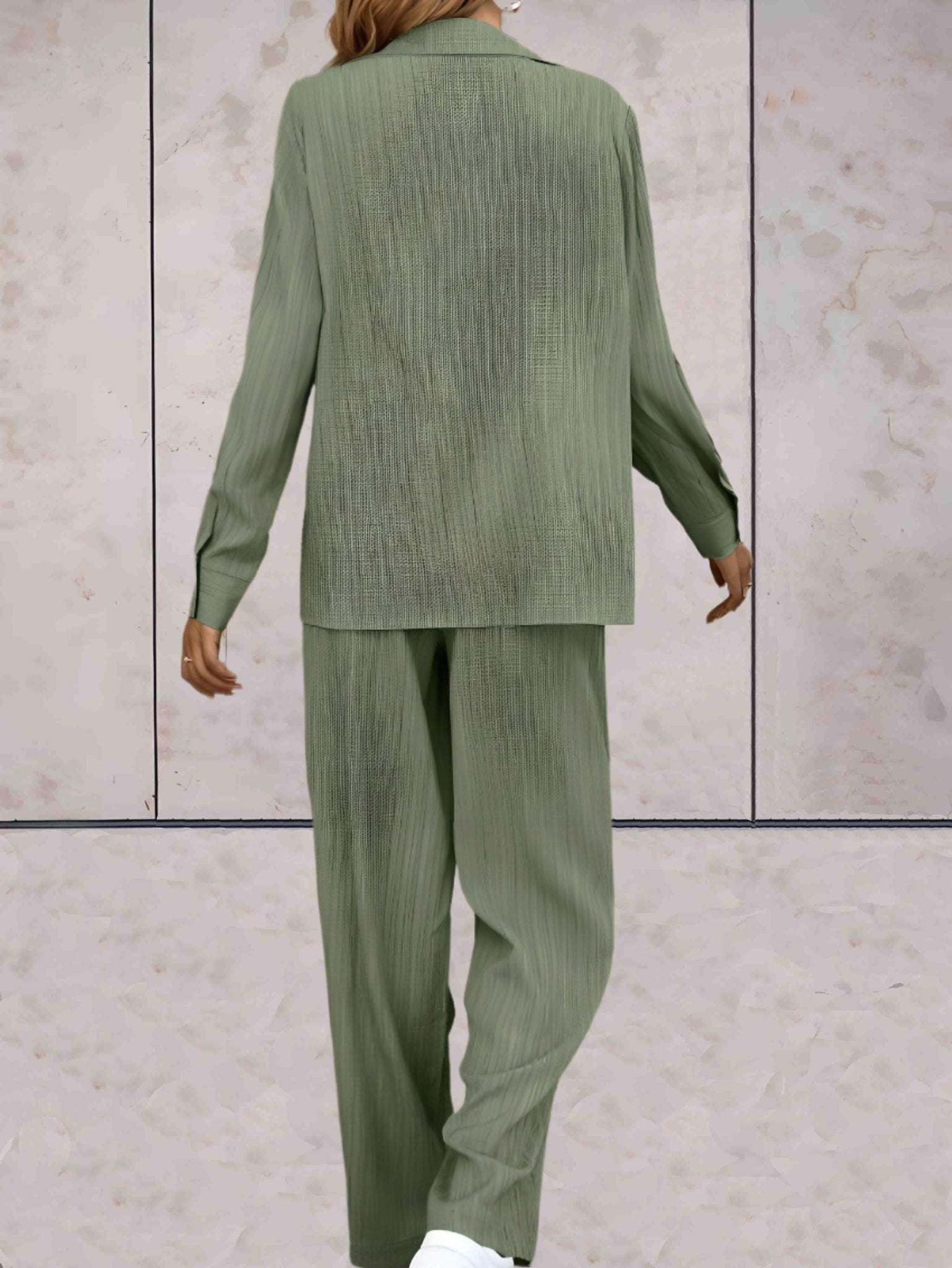 Oversized 2-Delige Comfortabele Wijde Set Met Hoge taille Voor Dames - Sylvia
