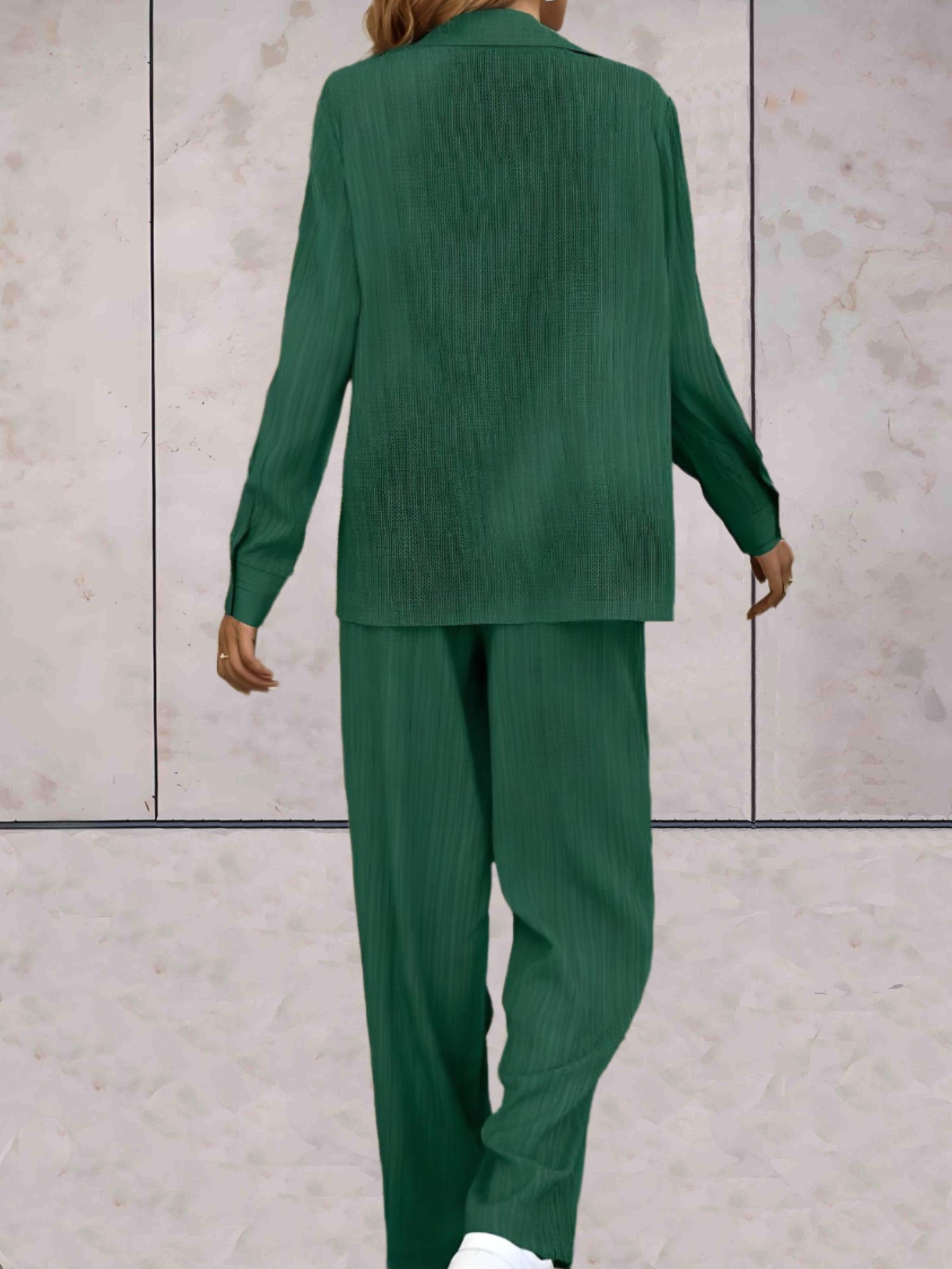 Oversized 2-Delige Comfortabele Wijde Set Met Hoge taille Voor Dames - Sylvia