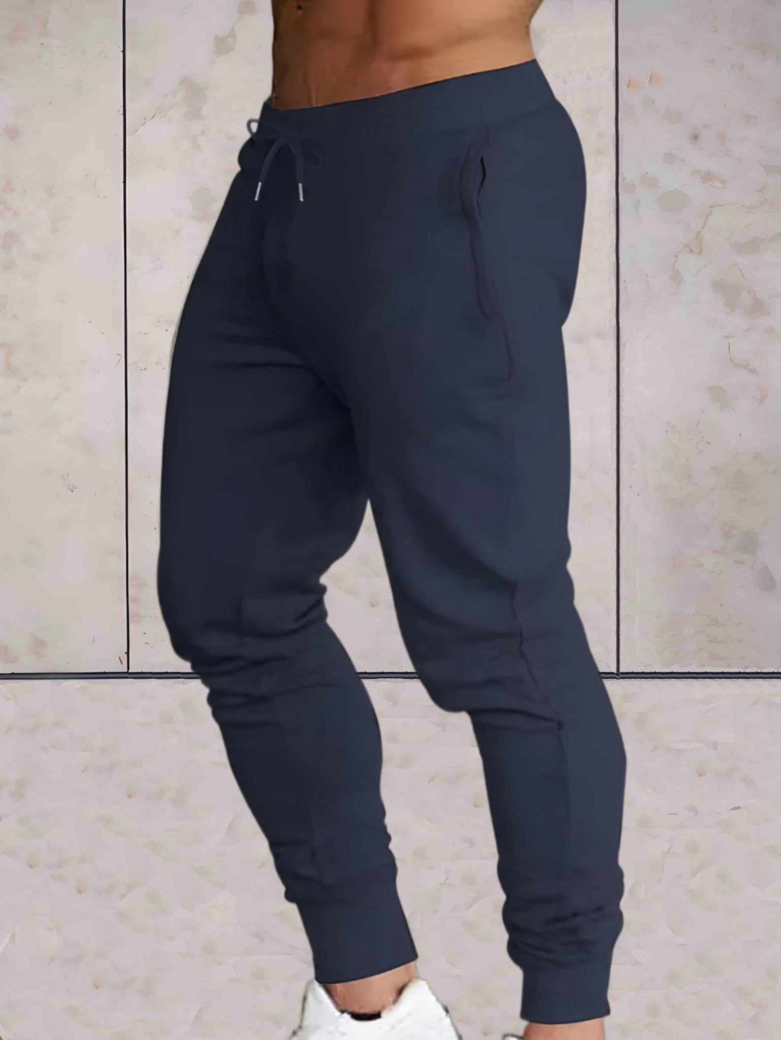 Joggingbroek Voor Heren, Aansluitend Met Stretch - Daniel