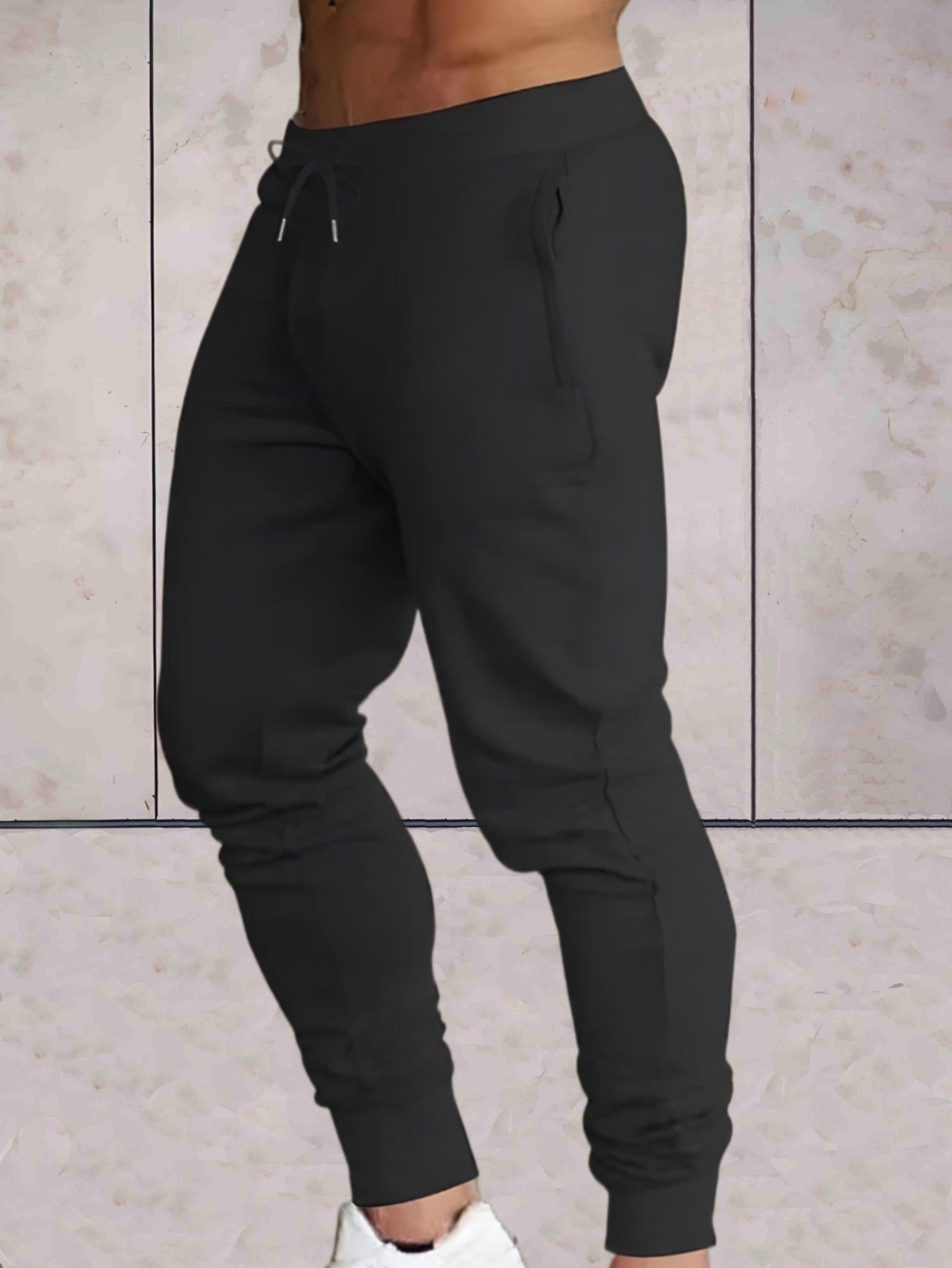 Joggingbroek Voor Heren, Aansluitend Met Stretch - Daniel