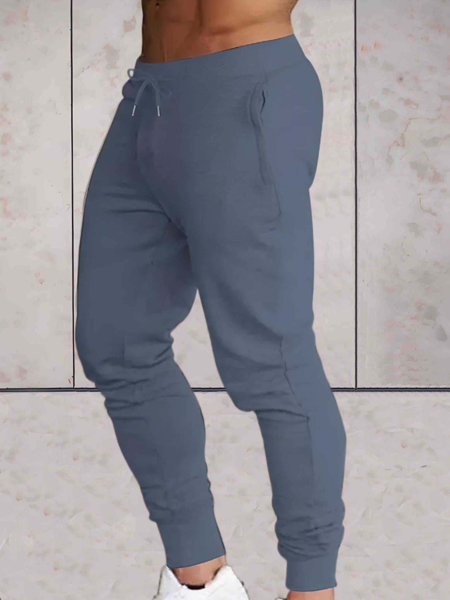 Joggingbroek Voor Heren, Aansluitend Met Stretch - Daniel