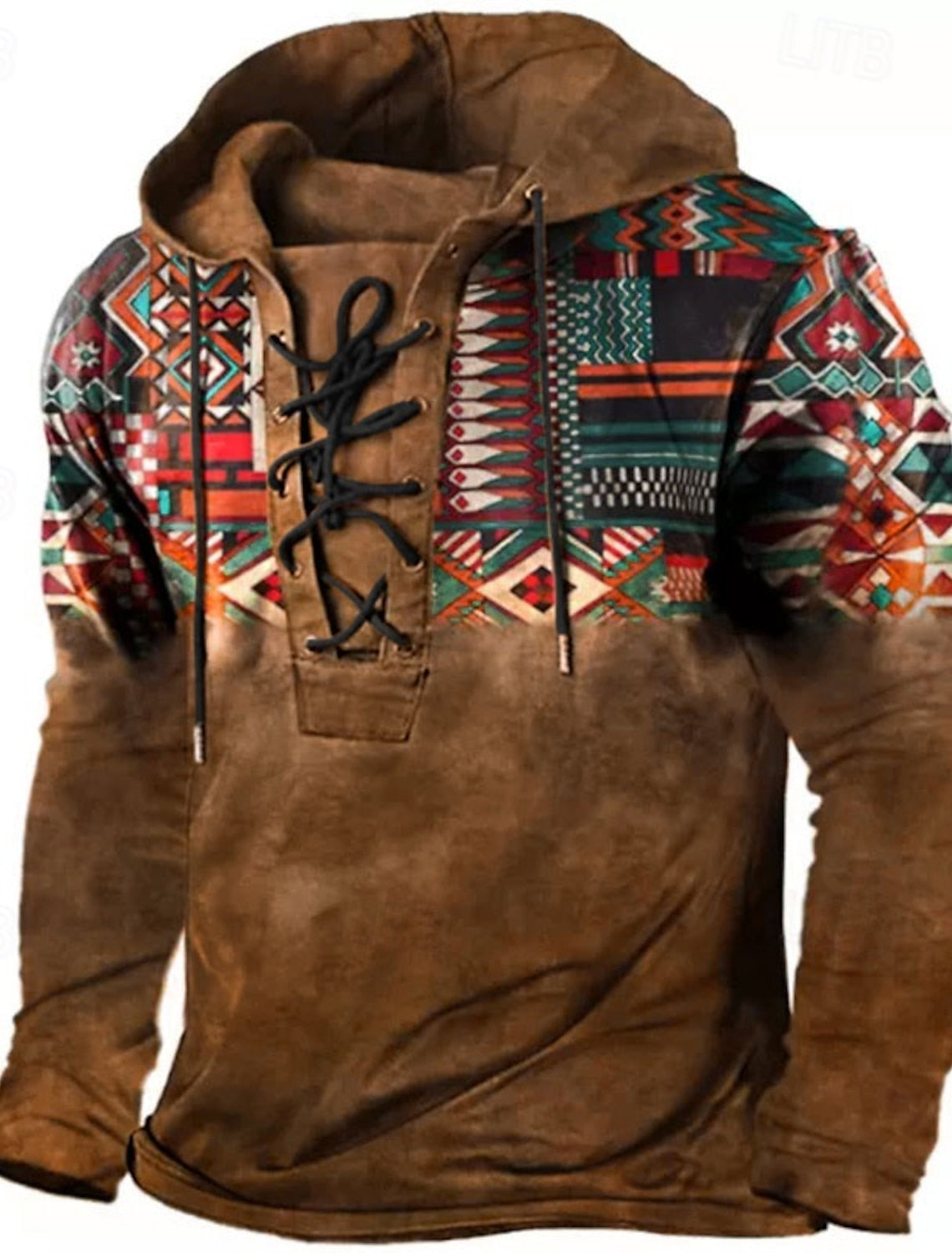 Marlon - Etnische Heren Hoodie