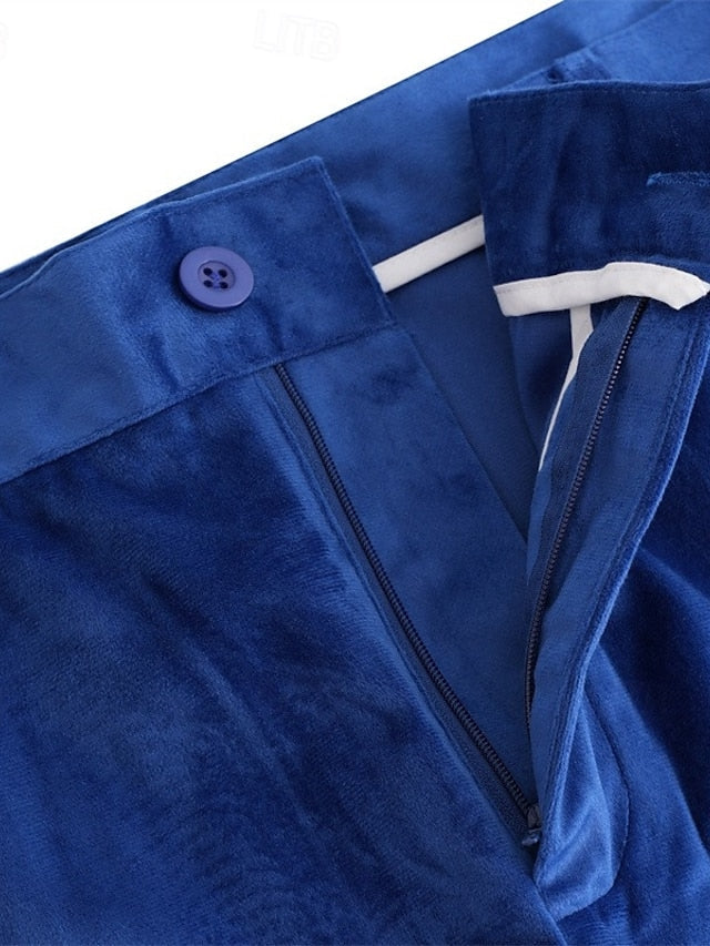 Fluwelen Flare Broek voor Mannen