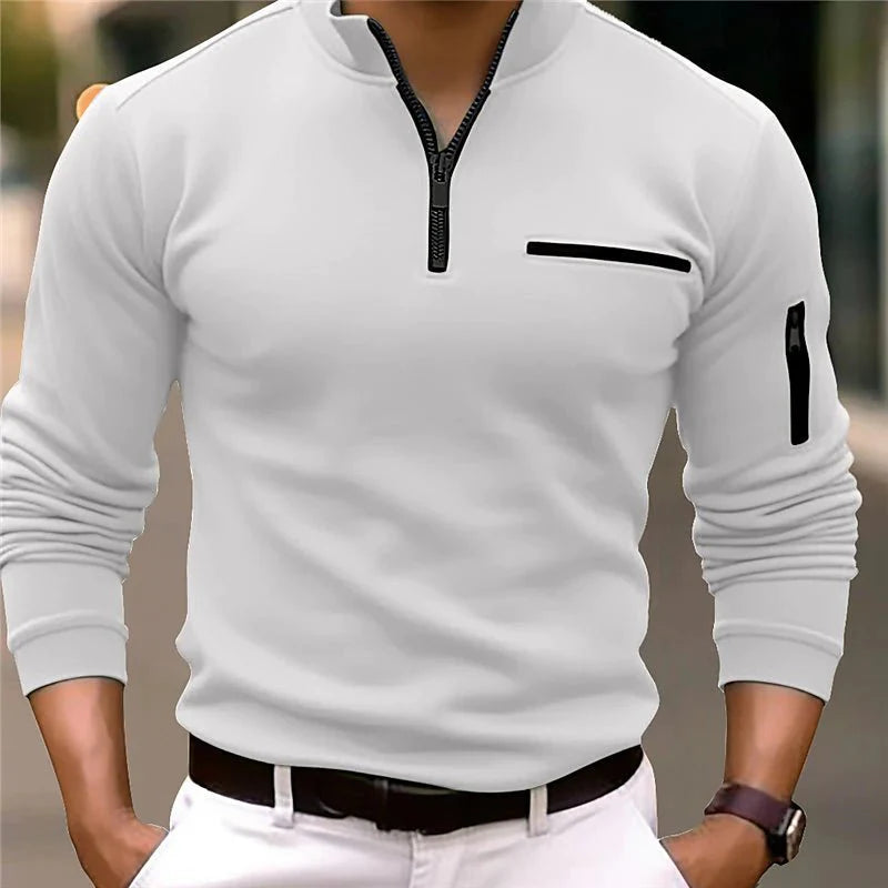 Half-Zip Trui Voor Heren - Ralph